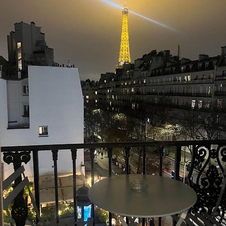 Appartement Paris Vue Tour Eiffel Trocadero Zewnętrze zdjęcie