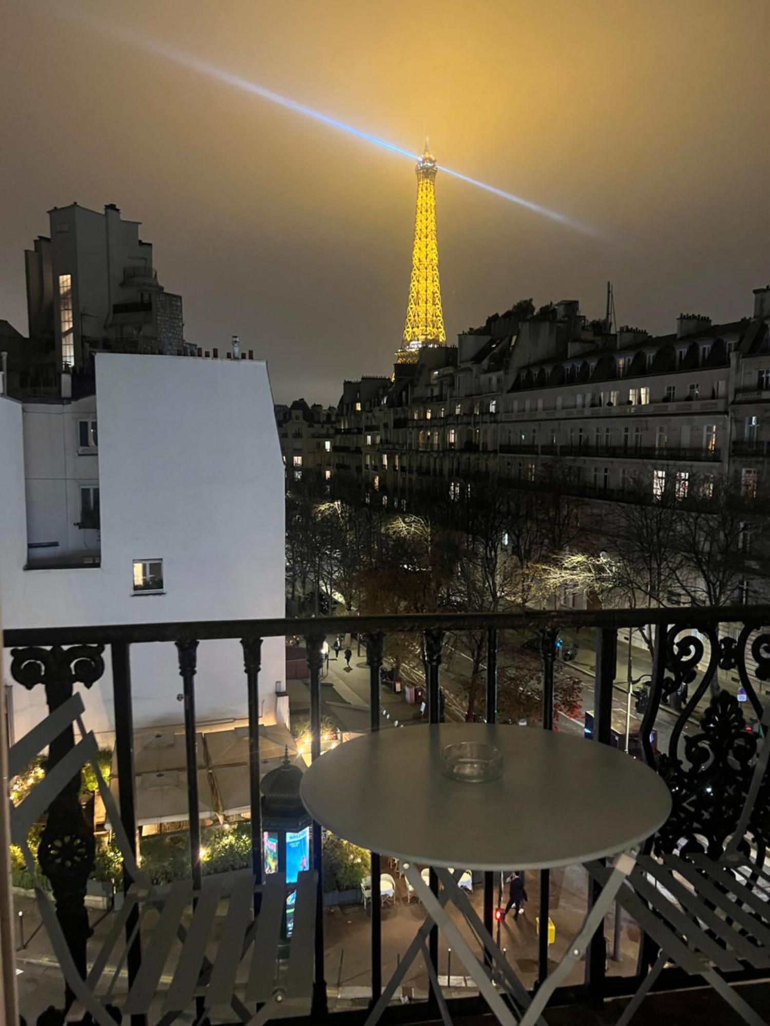 Appartement Paris Vue Tour Eiffel Trocadero Zewnętrze zdjęcie