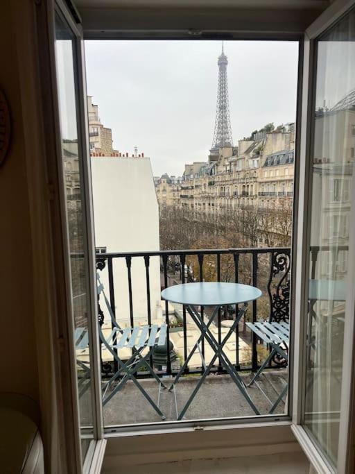 Appartement Paris Vue Tour Eiffel Trocadero Zewnętrze zdjęcie