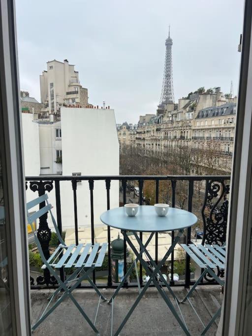 Appartement Paris Vue Tour Eiffel Trocadero Zewnętrze zdjęcie