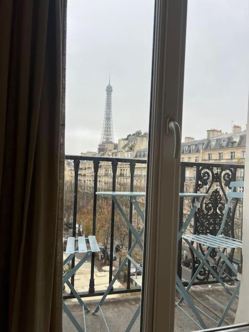 Appartement Paris Vue Tour Eiffel Trocadero Zewnętrze zdjęcie